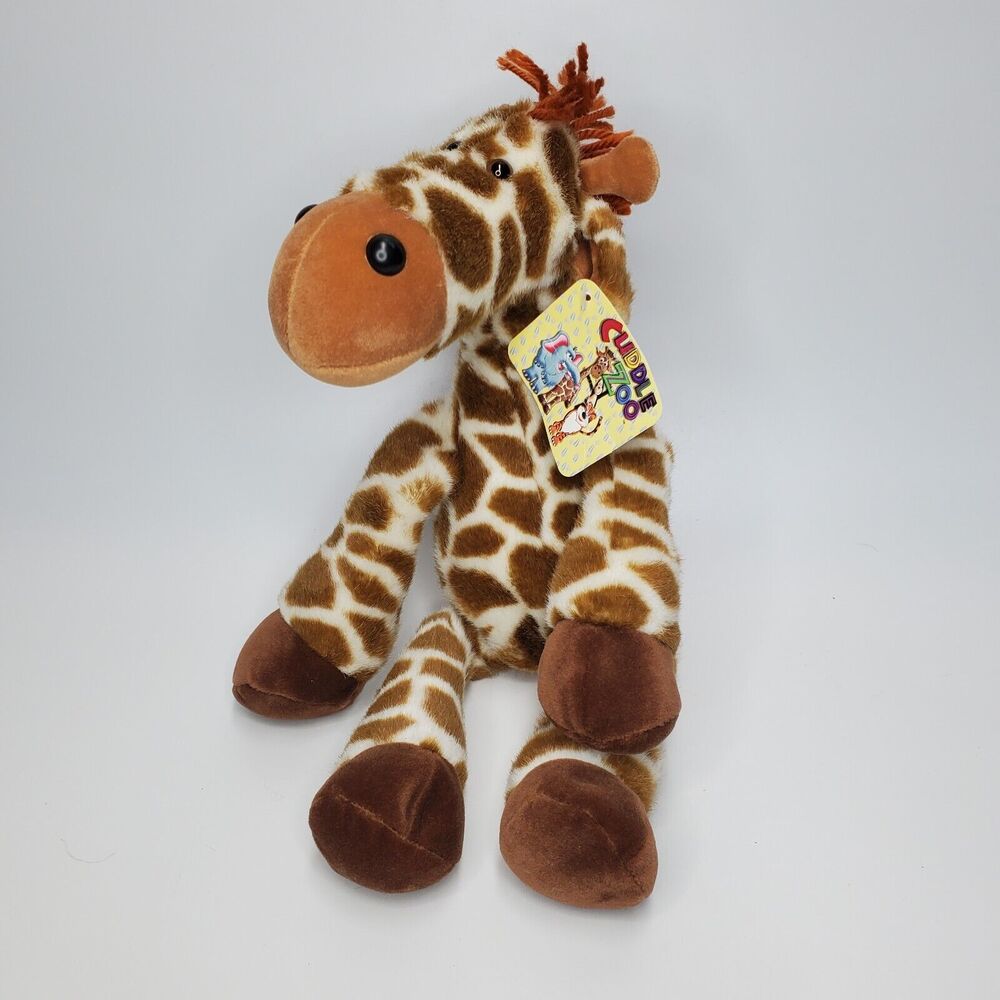 Cuddle Zoo Giraffe Plush Stuffed Animal Advance Concepts Brown Spotted 9 inch